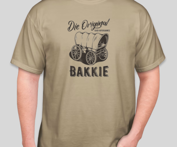 Proudly Soutie Suid Afrikaanse Bakkie tshirt Khaki