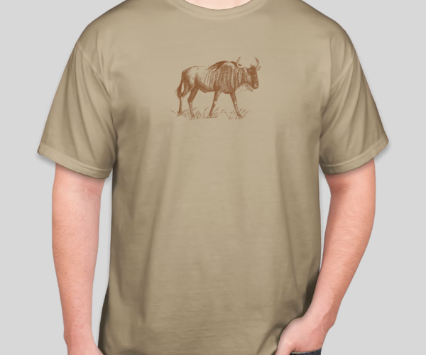Proudly Soutie Wildebeest Khaki Tshirt